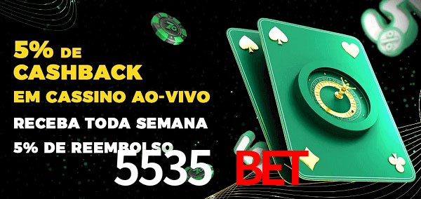 Promoções do cassino ao Vivo 5535 Bet